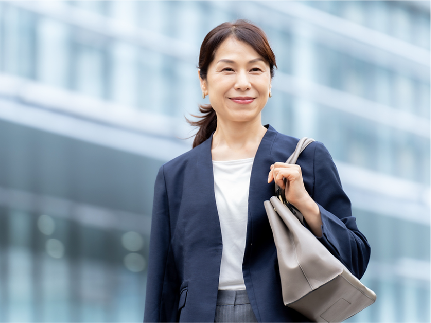 ブランクがあっても大丈夫。40代・50代から、もう一度輝くのイメージ